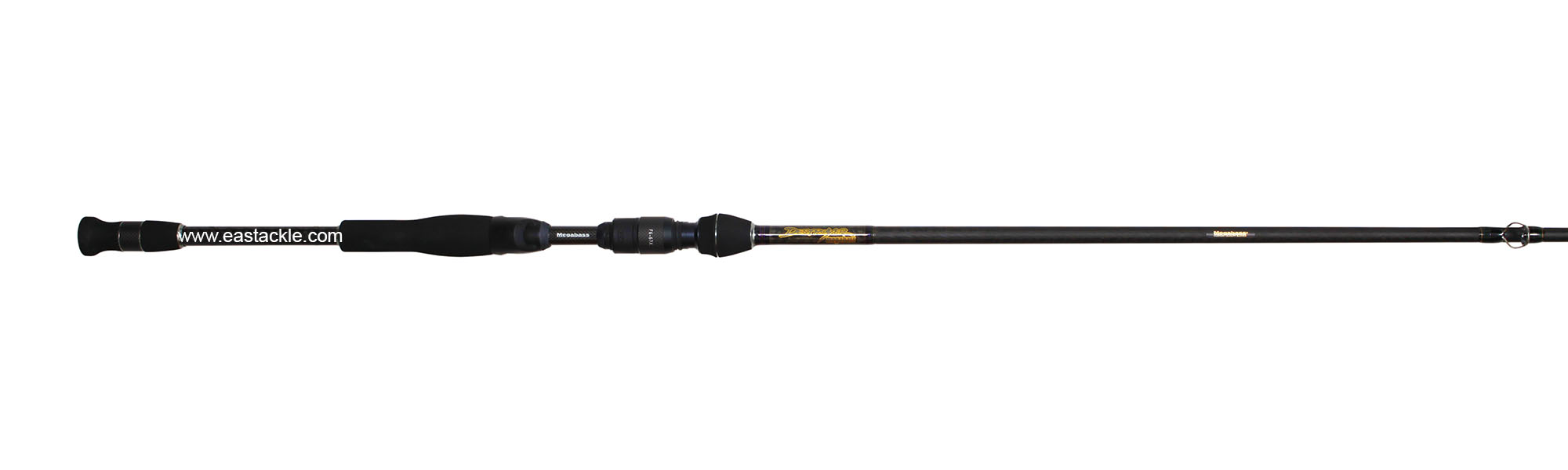 Megabass - Destroyer Phase 3 - F6-67X - G-AX - Bait Casting Rod - Butt to Stripper Guide (Top View) | Eastackle
