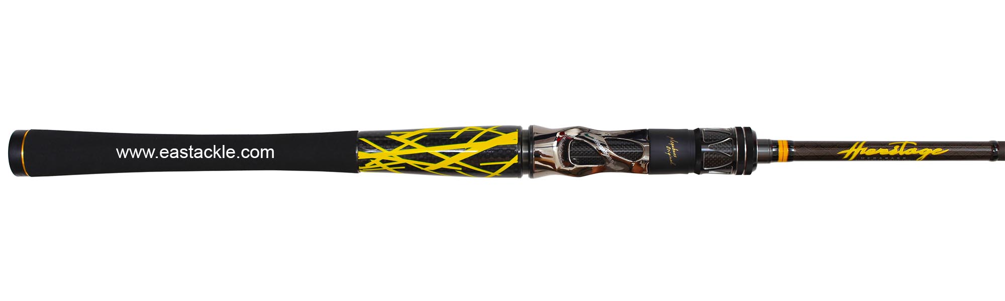 Megabass - Heritage F4-68XHT - Bait Casting Rod - Handle Section (Top View) | Eastackle