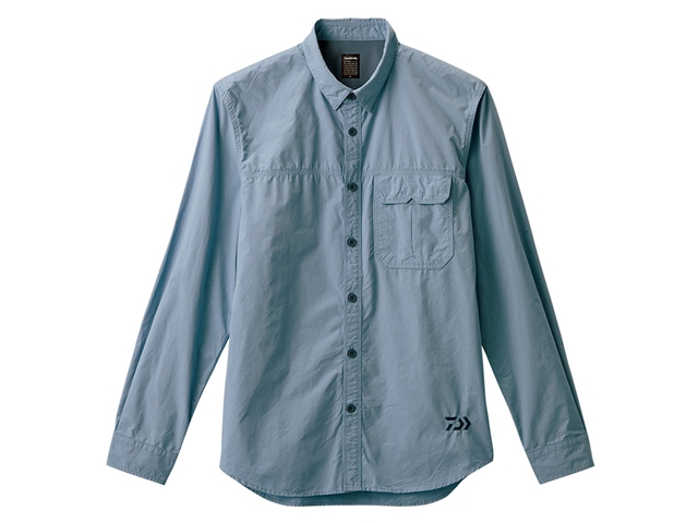 Daiwa - Cordura Long Sleeve Shirt - DE-89008 - TOP NAVY - Men's 2XL Size | Eastackle