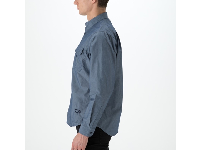 Daiwa - Cordura Long Sleeve Shirt - DE-89008 - WHITE - Men's XL Size | Eastackle