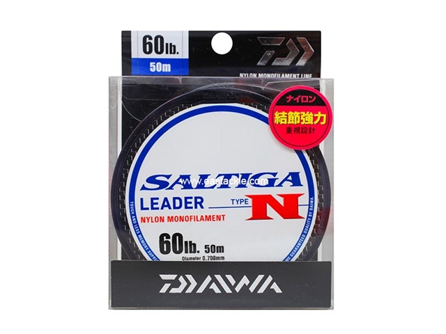 Daiwa - Saltiga Leader Type N (60lbs) - 50m - Nylon Monofilament | Eastackle