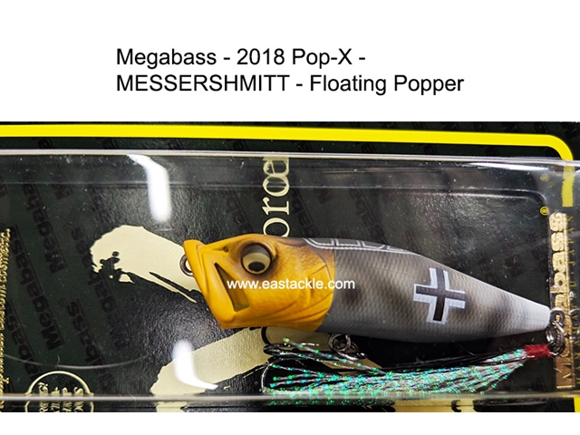 Megabass - 2018 Pop-X - MESSERSHMITT - Floating Popper | Eastackle