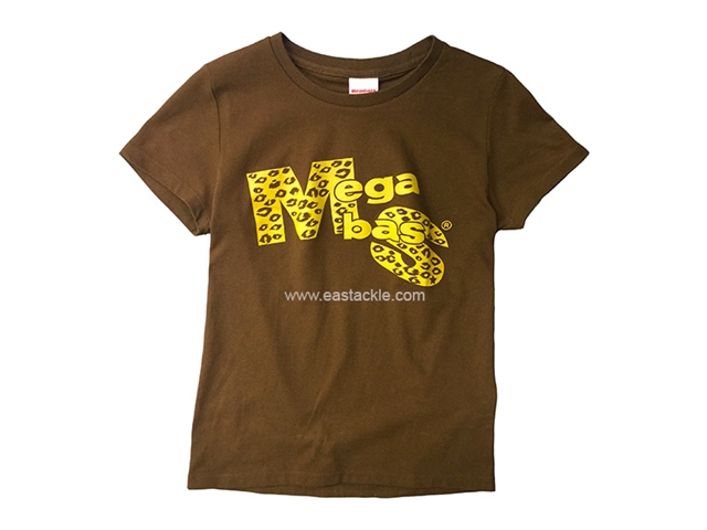 Megabass - ANIMAL LOGO T-Shirt (Ladies) BROWN