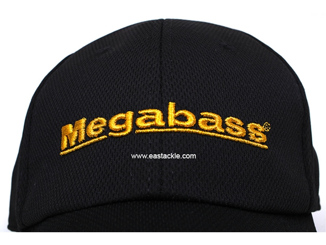 Megabass - Field Cap - BLACK WITH GOLD LOGO