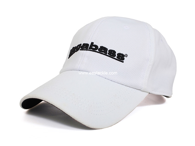 Megabass - Field Cap - WHITE WITH BLACK LOGO