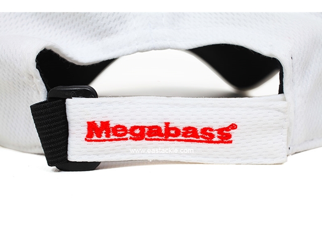 Megabass - Field Cap - WHITE WITH BLACK LOGO