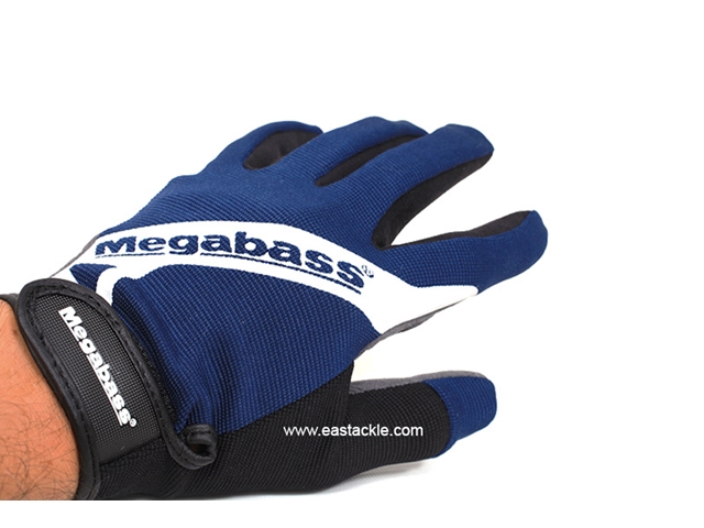 Megabass - SW Glove Full - Navy/White - Large