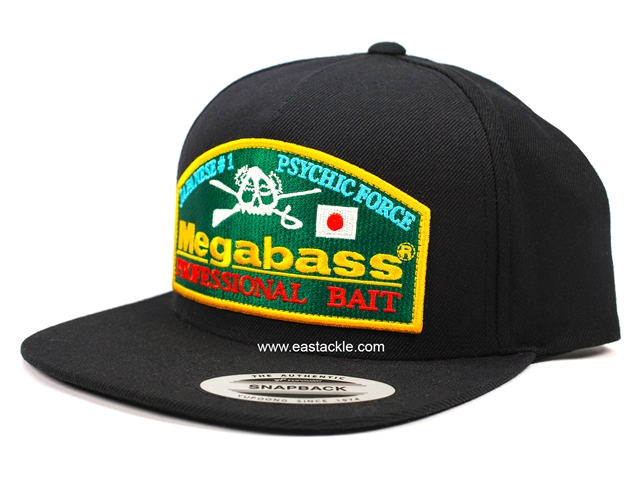 Megabass - Trucker Hat - THROWBACK SNAPBACK BLACK | Eastackle