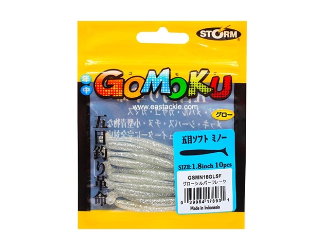 Storm - Gomoku Soft Minnow GSMN18 - 1.8in - GLSF - Micro Soft Plastic Swim Bait | Eastackle