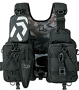 Daiwa - Wading Game Vest - DF-6206 - JET BLACK - Free Size | Eastackle
