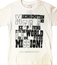 Megabass - MESSAGE T-Shirt (M) WHITE