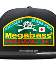 Megabass - Trucker Hat - THROWBACK SNAPBACK BLACK | Eastackle