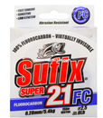 Sufix - Super 21 - Fluorocarbon Line (150 Metres) - 8lbs / CLEAR | Eastacklea